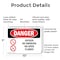 Signmission Oxygen No Smoking No Open Flames Danger Sign, Plastic, 10in W x 7in L, 2PK OS-2PACK-DS-P-710-L-1515 - alternate 7